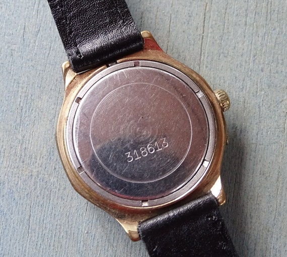 Russian watch Slava Goldplated-27jewels,Vintage M… - image 8