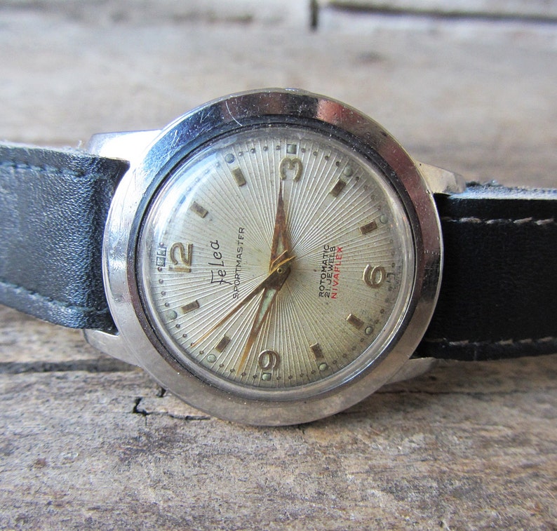 Coleccionable De Vintage Watch Antiguo Rotomatic Nivaflex Reloj Raro Retro Men Muy Sportmaster Made Swiss Felca Automático shBrQCtdx