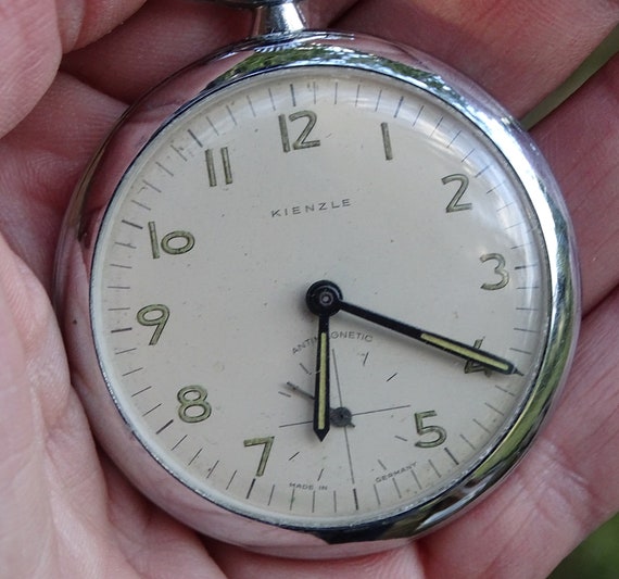 Montre De Poche Mécanique Vintage Kienzle Markant - Allemagne - Occasion Très Bon état (réparation Mineure)
