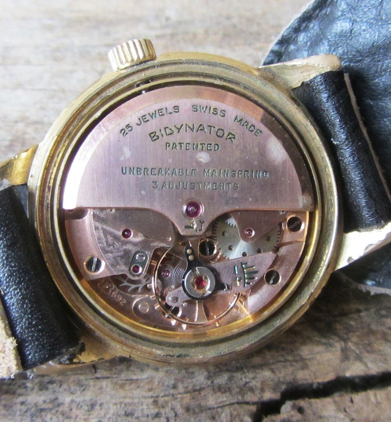 Ultra Rare Watch Avenue Automatic Gold Plated Incabloc Working Etsy
