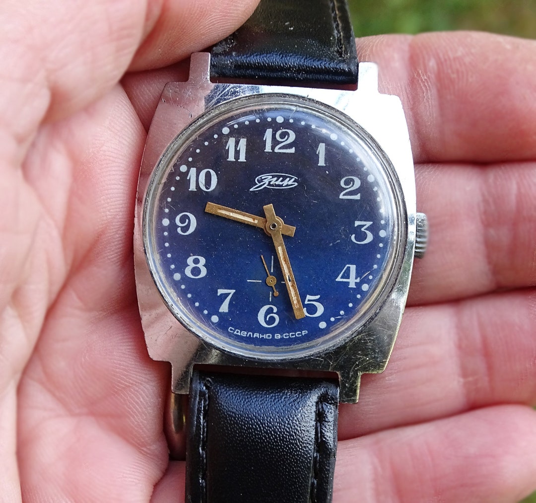 Vintage Men's Watch Zim Vintage Men's Watchret Ro Etsy
