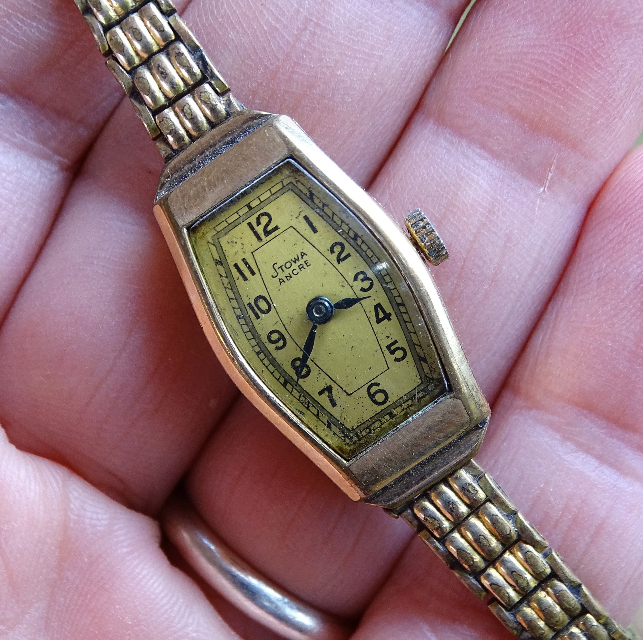 German Vintage Ladies Watch Stowa Ankre Goldplated Women s Watch