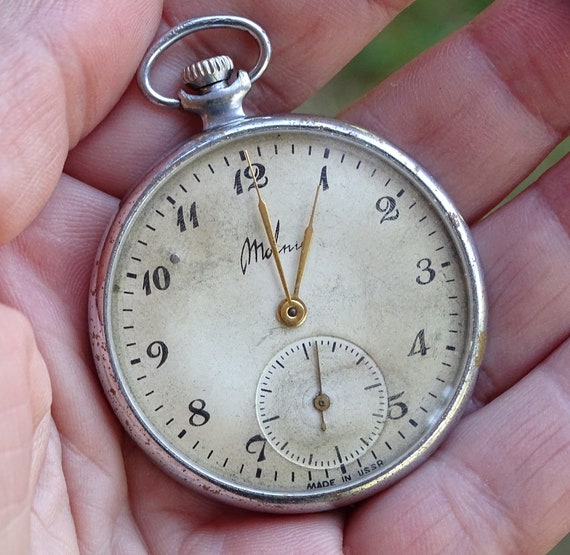 Vintage  Pocket Watch Molnia,Men's Pocket Watch, … - image 1