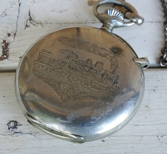 Antique train pocket watch 2025