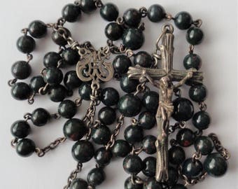 Antique Green Rosary