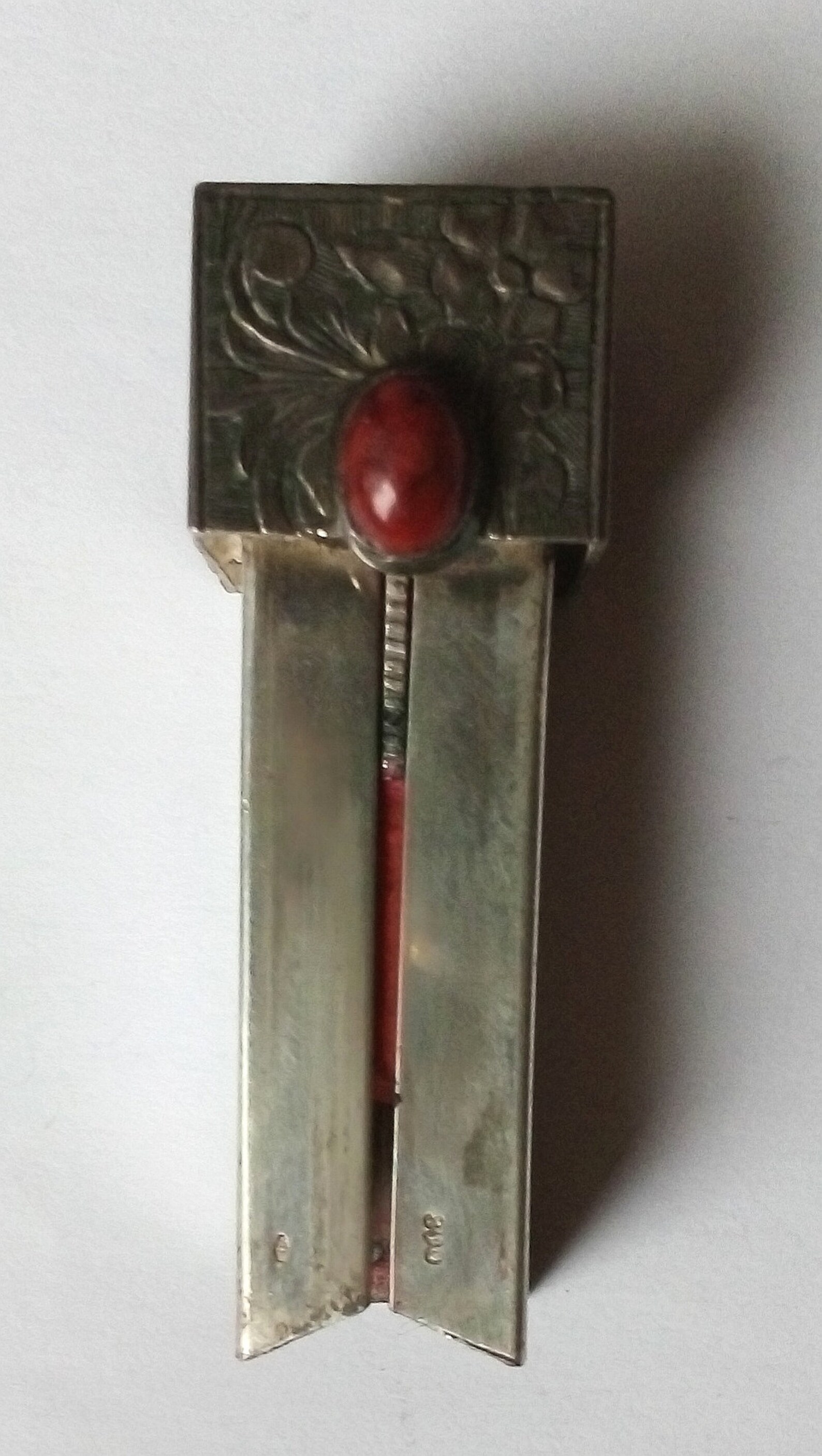 Vintage Solid Silver Lipstick Holder With Mirror and Original Etsy