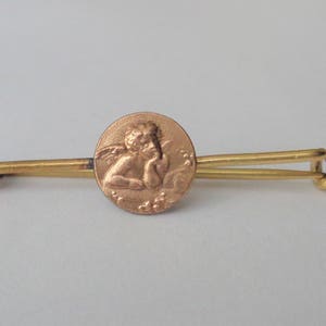 Gorgeous Old Brooch Little Angel Cherub