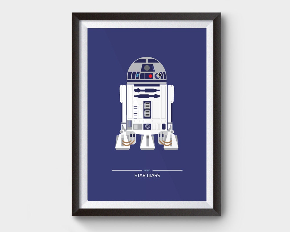 Discover Star Wars Film Vador Déterré R2d2 Stormtrooper Geekery Poster