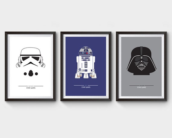 Star wars hotsell movie poster set