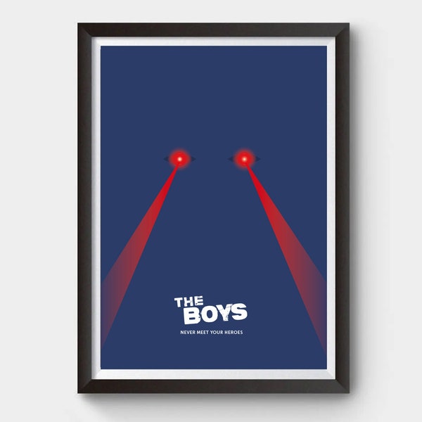 The Boys Poster, minimalist movie poster, minimal movie poster, film poster, poster, movie gift, movie prints, poster film, homeland print