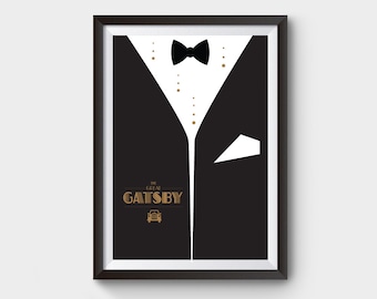 The Great Gatsby Movie Poster, minimalist movie poster, minimal movie poster, film poster, poster, movie prints, poster film, Gatsby poster