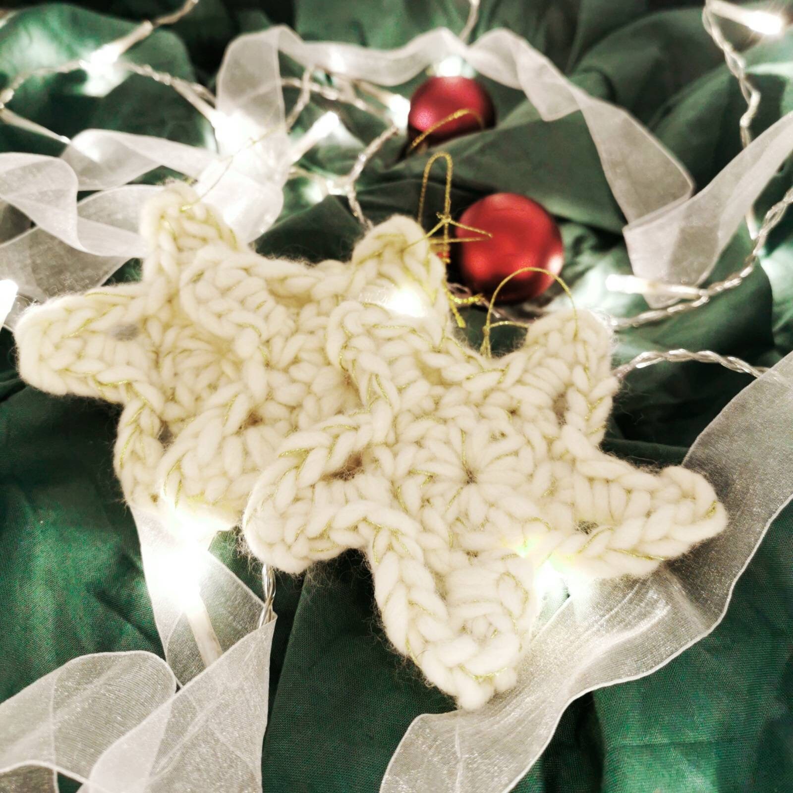 Etoiles Doudou Crochetées à Suspendre - Lot de 3