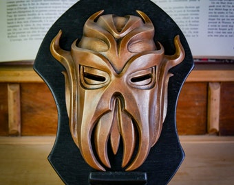 Masque Miraak de Skyrim - miniature FAIT MAIN