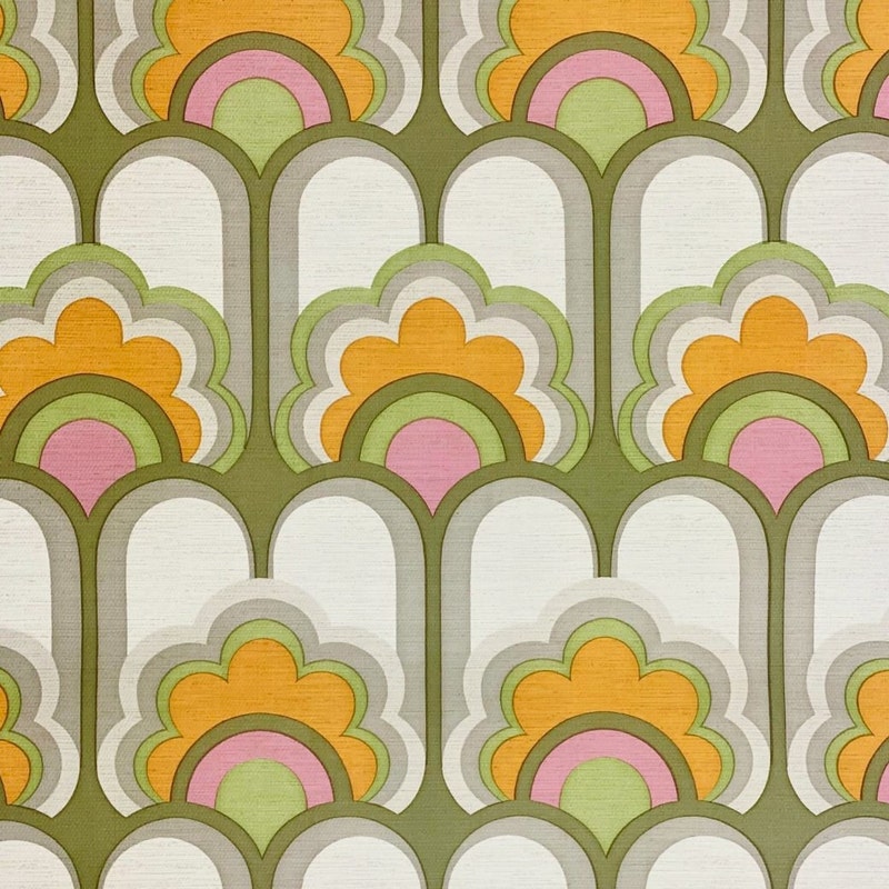 Sixties Wallpaper Etsy