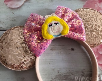 Piggy Mouse ears headband- Holiday-Halloween party headband ears