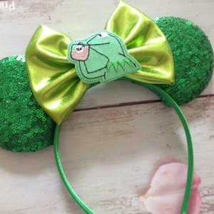 Kermit the Frog Mouse ears headband- Holiday-Halloween party headband ears