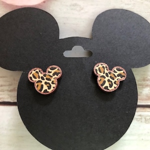 Safari- Animal Kingdom Minnie Mouse ears earrings
