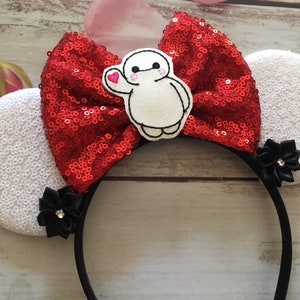 Baymax Mouse ears headband- Big Hero 6 mouse ears headband