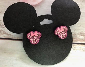 Safari- Animal Kingdom Minnie Mouse ears earrings