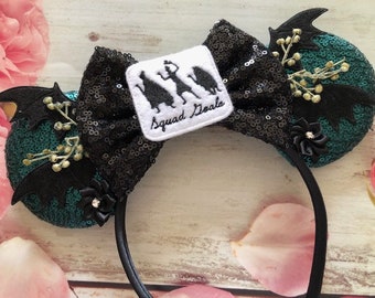 Halloween Haunted Mansion Foolish Mortals Mouse ears headband-Halloween party