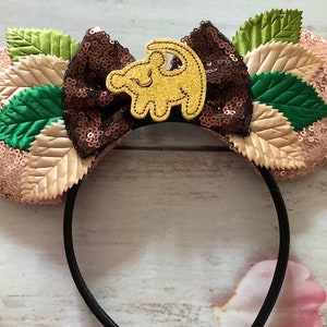 The Lion King inspired mouse ears headband- Halloween costume,party headband,vacation,dress up headband