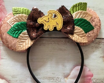 The Lion King inspired mouse ears headband- Halloween costume,party headband,vacation,dress up headband