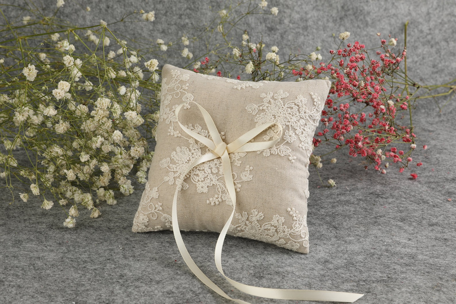 Ring Bearer Pillow White Lace Ring Bearer Pillow Wedding Etsy