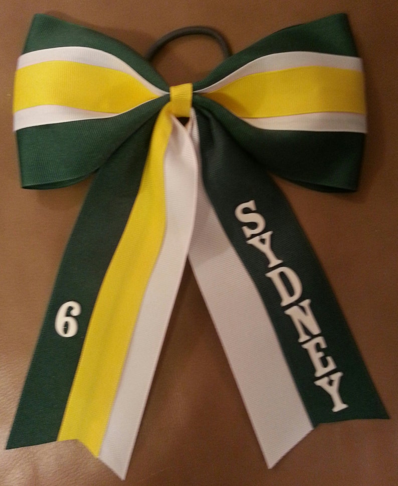 Softball bow personalized