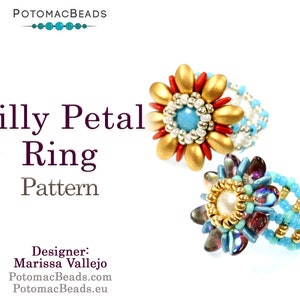 Lilly Petal Ring Pattern by Marissa Vallejo