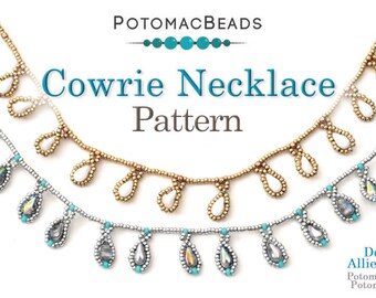 Cowrie Necklace Pattern by Allie Buchman