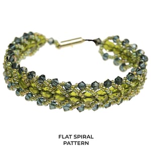Flat Spiral Bracelet Pattern by Allie buchman