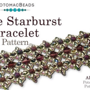 Triple Starburst Bracelet Pattern by Allie Buchman