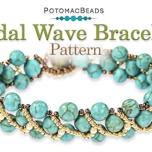 Tidal Wave Bracelet Pattern by Allie Buchman