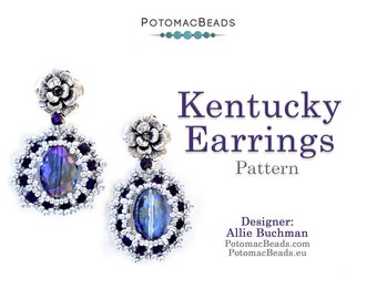 Kentucky Earrings Pattern by Allie Buchman