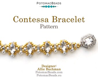 Contessa Bracelet Pattern by Allie Buchman