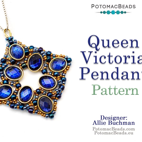 Queen Victoria Pendant Pattern by Allie Buchman