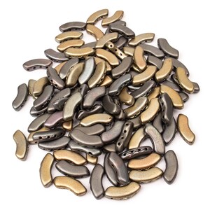 QuadBow Beads - Zinc Iris | Factory Pack of 100