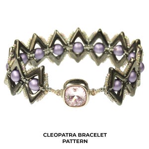 Cleopatra-armbandpatroon van Allie Buchman
