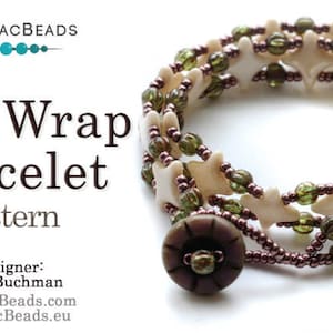 Star Wrap Bracelet Pattern by Allie Buchman