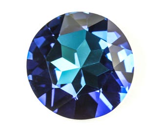 Potomac Crystal Large Fancy Stone - Colorshift Bermuda Blue 27mm | Pack of 1