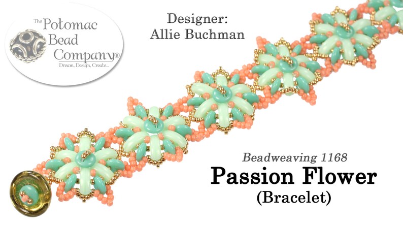 Passion Flower Bracelet Pattern