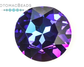 Potomac Crystal Round Fancy Stone - Colorshift Sphinx 27mm (Pack of 1)