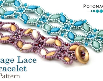 Patrón de pulsera de encaje vintage de Anna Taylor