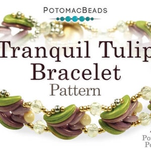 Tranquil Tulip Bracelet Pattern by Allie Buchman