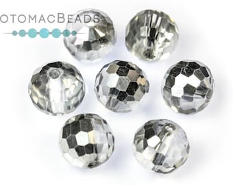 Potomac Crystal Disco Balls - Crystal Labrador (Silver) 8mm (96 Facets)