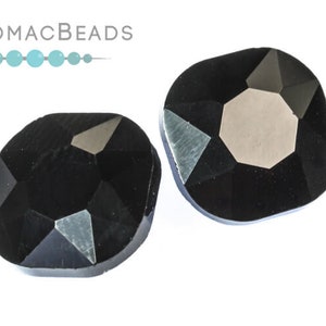 Potomac Crystal Cushion - Jet 12mm  (Pack of 2)