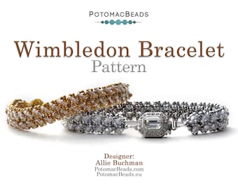 Wimbledon Bracelet Pattern by Allie Buchman