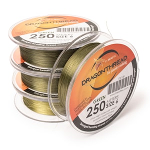 BeadTec DragonThread - Green | Size 6 (Medium) | 250 Meter Spool