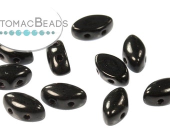 Perlas IrisDuo® - Jet 7 x 4 mm (Paquete de fábrica)