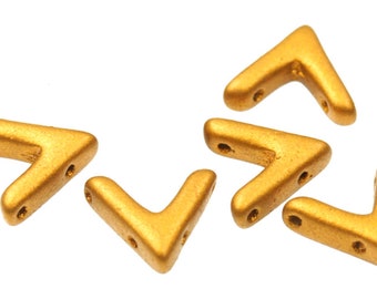 AVA Beads - Brass Gold (Pack of 20)